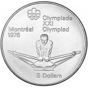 1976 - CANADA XXI Olimpiade 5 Dollari 3° Serie Vogatore Fdc