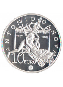 2007 Italia 10 Euro Fondo Specchio senza confezione