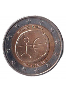 2009 - 2 Euro CIPRO 10º anniversario dell'Unione Economica e Monetaria Fdc