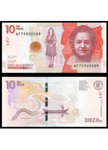 COLOMBIA 10.000 Pesos 2018 (2020) Fior di Stampa