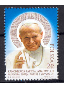2014 - Polonia congiunta vaticano Canonizzazione Giovanni Paolo 1 val