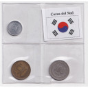Corea del Sud Set composto da 1 - 10 - 100 -  Won BB