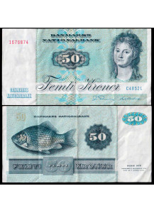 DANIMARCA 50 Kroner Engelke Charlotte Ryberg 1989 BB