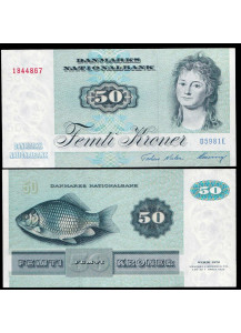 DANIMARCA 50 Kroner 1997 P 50n Fior di Stampa