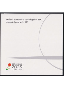 2023 - ITALIA Divisionale Ufficiale Euro 8 Monete FDC