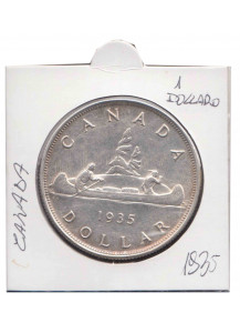 1935 - 1 Dollaro Canada Giorgio V Splendida Splendida