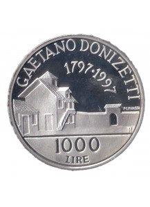 1997 - Lire 1000 Bicentenario della Nascita di Gaetano Donizetti Proof