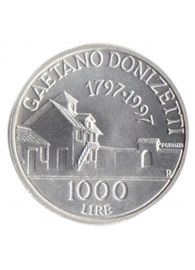 1997 - Lire 1000  Bicentenario della Nascita di Gaetano Donizetti Italia