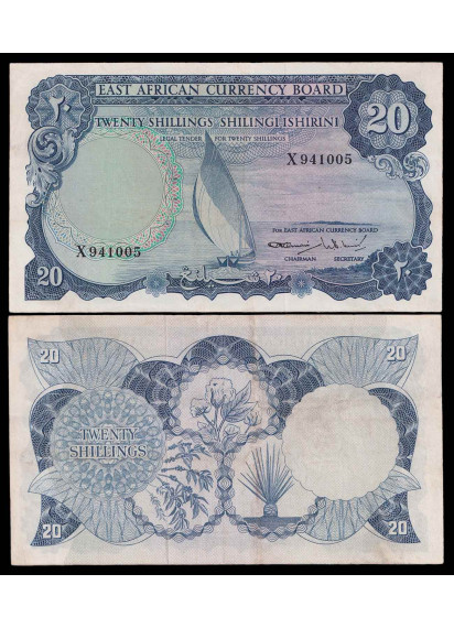 EAST AFRICA 100 Shillings 1964 Splendida + Rara
