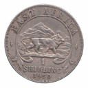 EAST AFRICA 1 Shilling 1950 Africa Orientale Britannica Giorgio VI Argento Q/Spl 