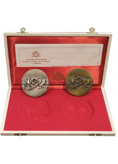 Medaglia San Marino Celbrazione Emancipazione della Donna 1973 Ag e Br 
