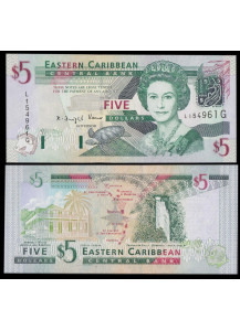 GRENADA  (EAST CARIBBEAN STATES) 5 Dollars 2003 Fior di Stampa