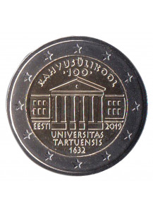 2019 - ESTONIA 2 Euro Comm. FDC Università di Tartu Fdc