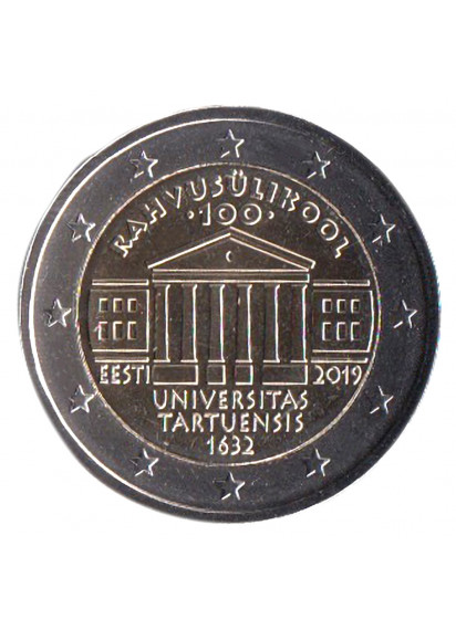 2019 - ESTONIA 2 Euro Comm. FDC Università di Tartu Fdc