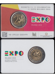 2015 - 2 Euro ITALIA Expo 2015 Milano Coincard