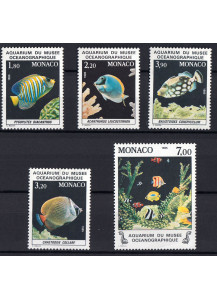 Monaco Fauna Pesci dell'acquario del Museo oceanografico nuovi 1985