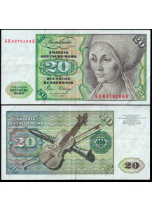 GERMANIA REPUBBLICA  FEDERALE 20 Deutsche Mark 1980 BB+
