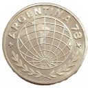 ARGENTINA 3000 Pesos Argento FIFA WORLD CUP 1978 Fdc