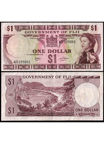 FIJI 1 Dollar 1969 Splendida
