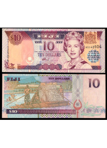 FIJI 10 Dollars 2002 Fior di Stampa