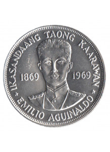 FILIPPINE 1 Piso 1969 AG Birth Of Aguinaldo Fdc