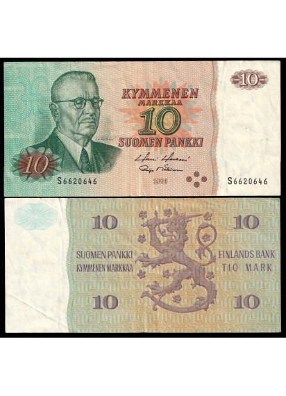 FINLANDIA 10 Markkaa 1980 BB