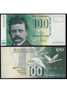 FINLANDIA 100 Markkaa 1986 Litt. A Stupenda