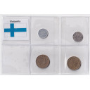 Finlandia Set monete da 1 - 10 - 20 Penni 1 Markka BB+