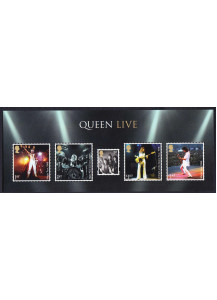2020 Gran Bretagna Francobolli per celebrare i Queen il Foglietto