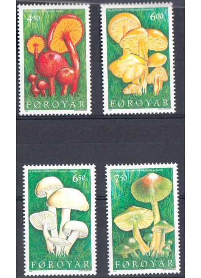 FOROYAR francobolli tematica funghi catalogo unificato 305/8 1997