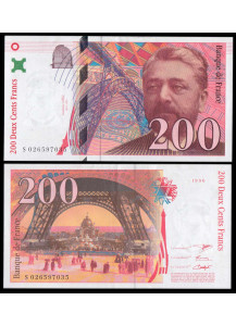 FRANCIA 200 Francs 1996 Stupenda Gustave Eiffel