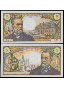 FRANCIA 5 Francs "Louis Pasteur" 1966 Fior di Stampa