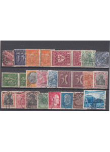 GERMANIA Lotto di 25 francobolli nuovi e timbrati Periodo Terzo Reich