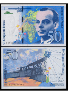 FRANCIA 50 Francs Saint-Exupéry 1993 Fior di Stampa