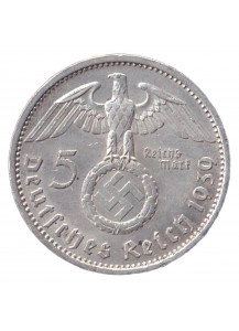 GERMANIA TERZO REICH 5 Reichsmark 1939  A BB+
