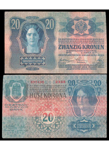 AUSTRIA 20 Kronen 1913 Conservazione BB