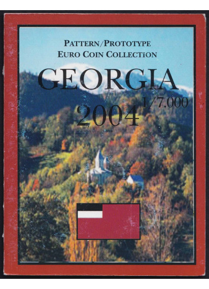GEORGIA  2004 serie completa 8 monete Pattern FDC