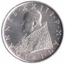 1959 - 500 Lire Argento Vaticano Giovanni XXIII Stemma Fdc