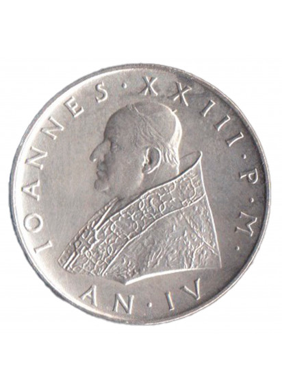 1962 - Anno IV - Lire 500 Argento Giovanni XXIII Fdc