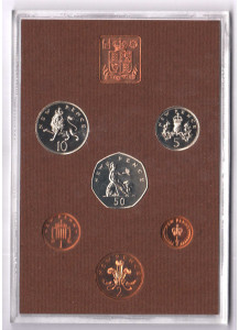 GRAN BRETAGNA E IRLANDA DEL NORD Divisionale 1974 monete fior di conio