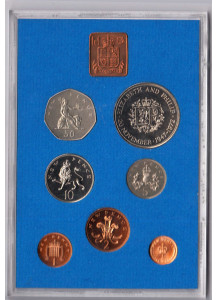 GRAN BRETAGNA E IRLANDA DEL NORD Divisionale 1972 monete fior di conio