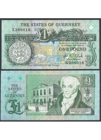 GUERNSEY 1 Pound 1991 Fior di Stampa
