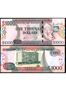 GUYANA 1000 Dollari 2009 Fior di Stampa