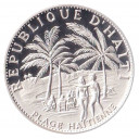 HAITI 5 Gourdes 1971 Argento Proof Plage Haitienne 