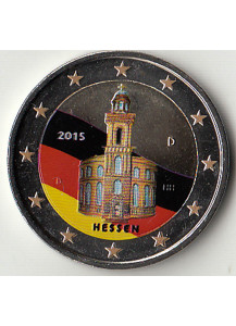 2015 -  2 Euro GERMANIA Paulskirche a Francoforte sul Meno Smaltato Fdc