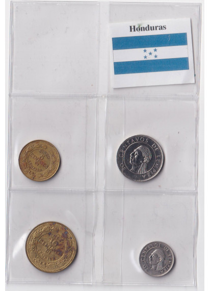 Honduras Anni Misti Serie di 4 Monete BB