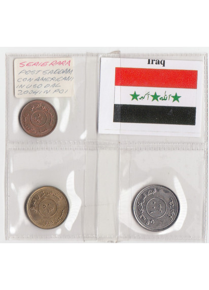IRAQ serie composta da 3 monete anni misti MB