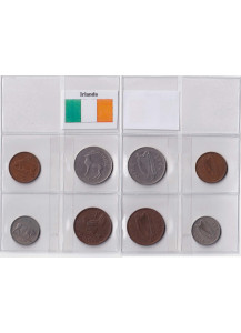 IRLANDA Set composto da 1/2 Penny 1 - Chilling - 1 Pence - 1 pound Splendida