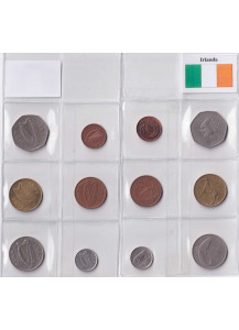 IRLANDA Set composto da 1/2 Penny 1 - Penny - 2 - 5 - 10 - 20 Pence Circolati