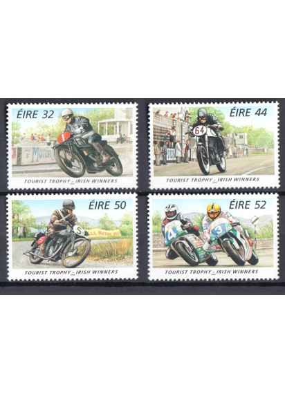 Irlanda serie francobolli sui vincitori del Tourist Trophy Isola di Man 1996